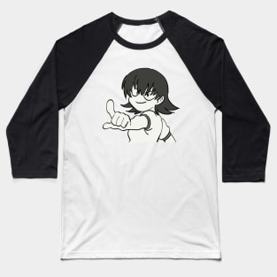 I draw smug tomo pointing / azumanga daioh meme Baseball T-Shirt